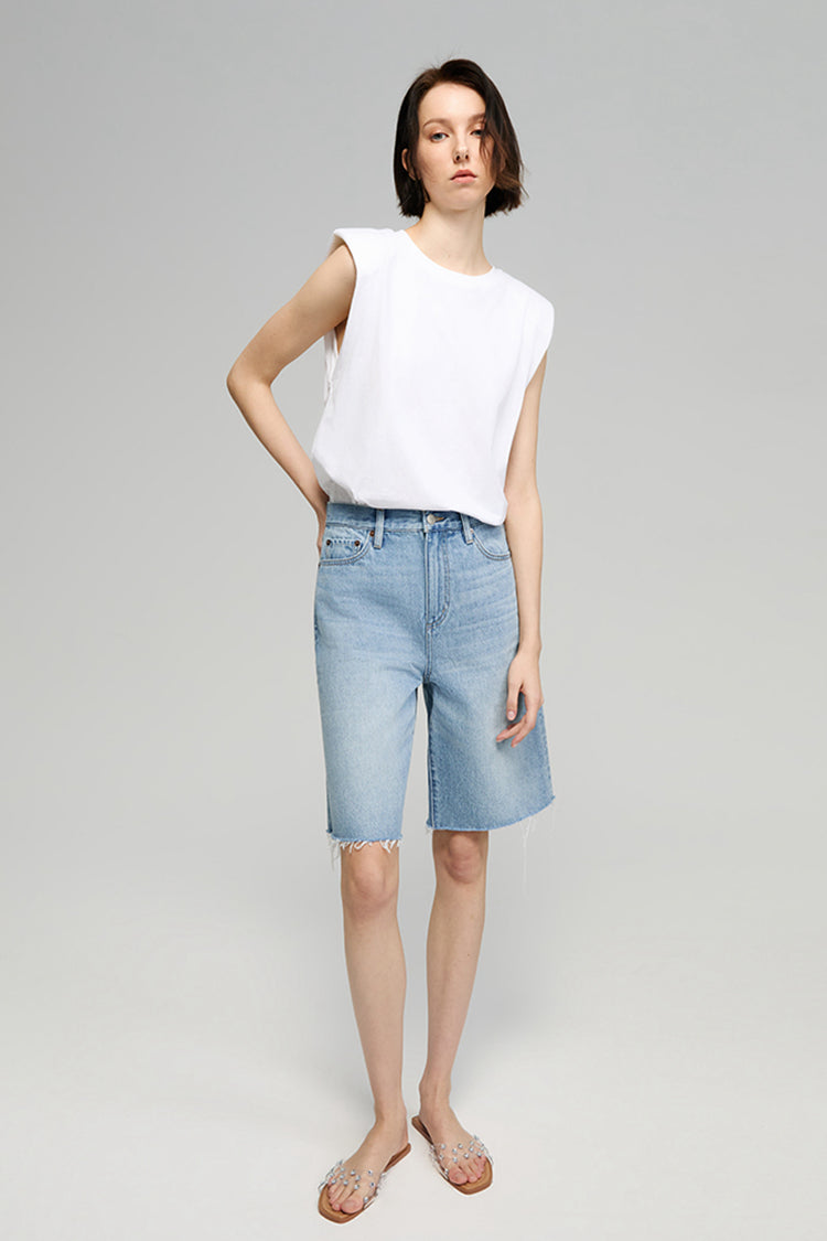 I Want You Back Mid-Rise Bermuda Shorts