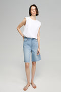 I Want You Back Mid-Rise Bermuda Shorts
