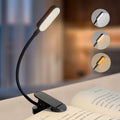Flexible LED clip-on reading light for beds and desks.