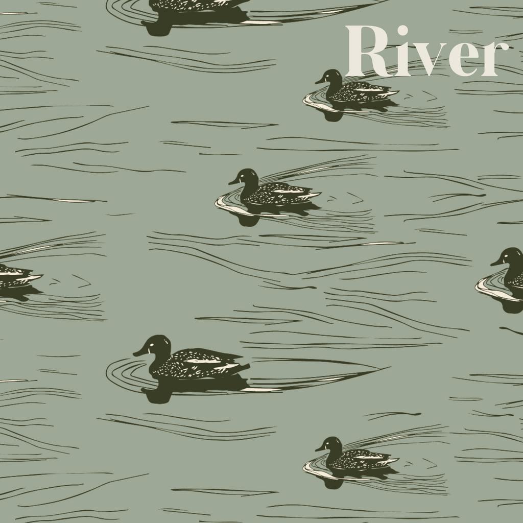 Mallard Wallpaper by Cassandra Zaniboni Removable Peel and Stick