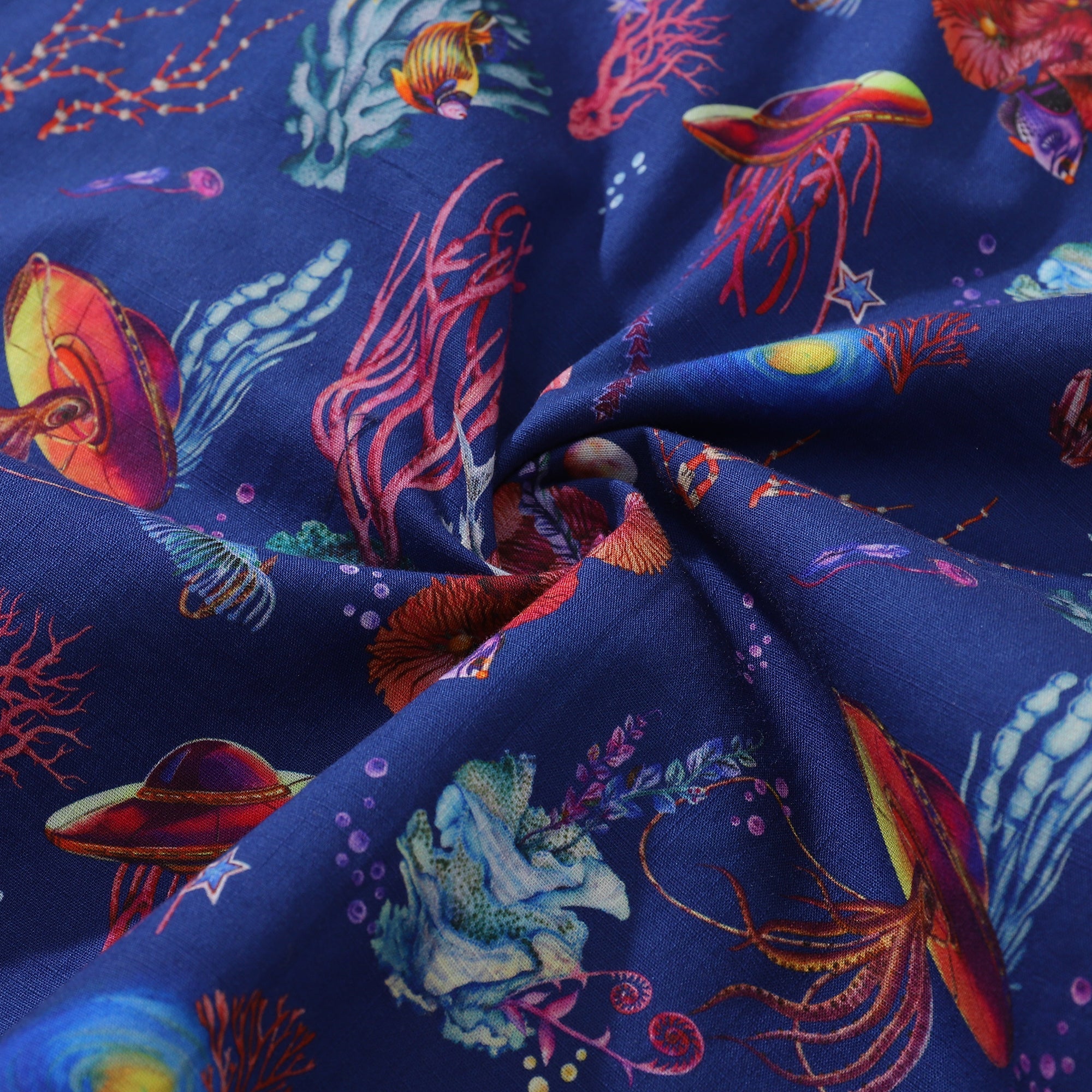 Men's Sea Trek Camp Collar Hawaiian Shirt in Cotton