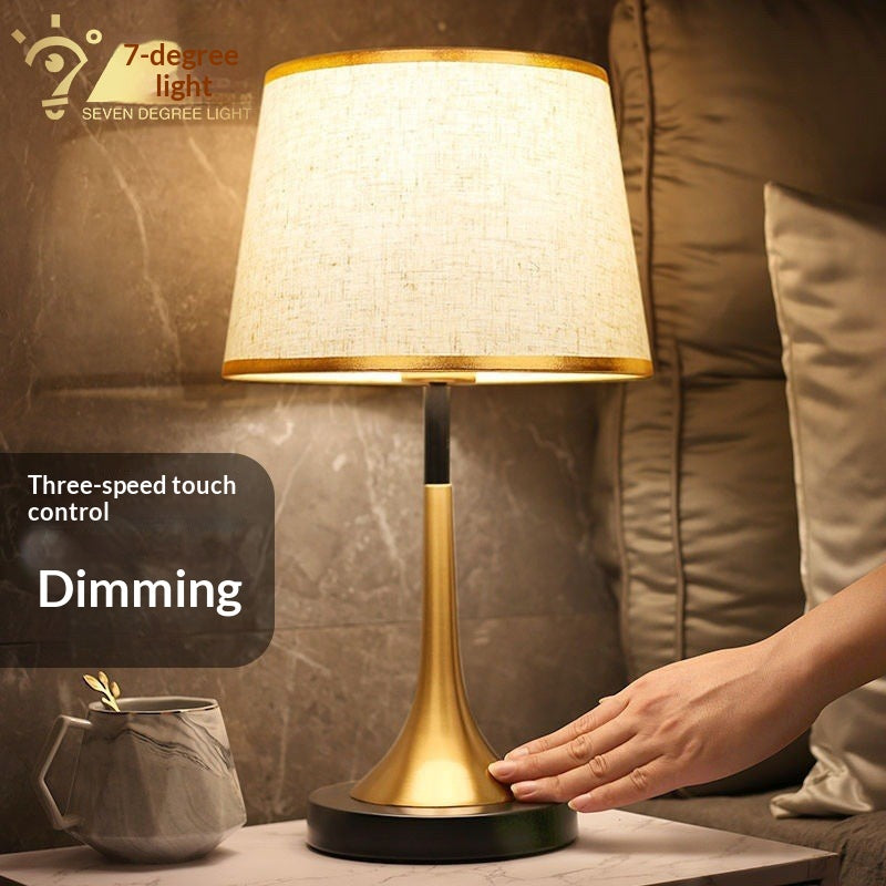 Modern Nordic LED Table Lamp with Touch Sensor Dimming