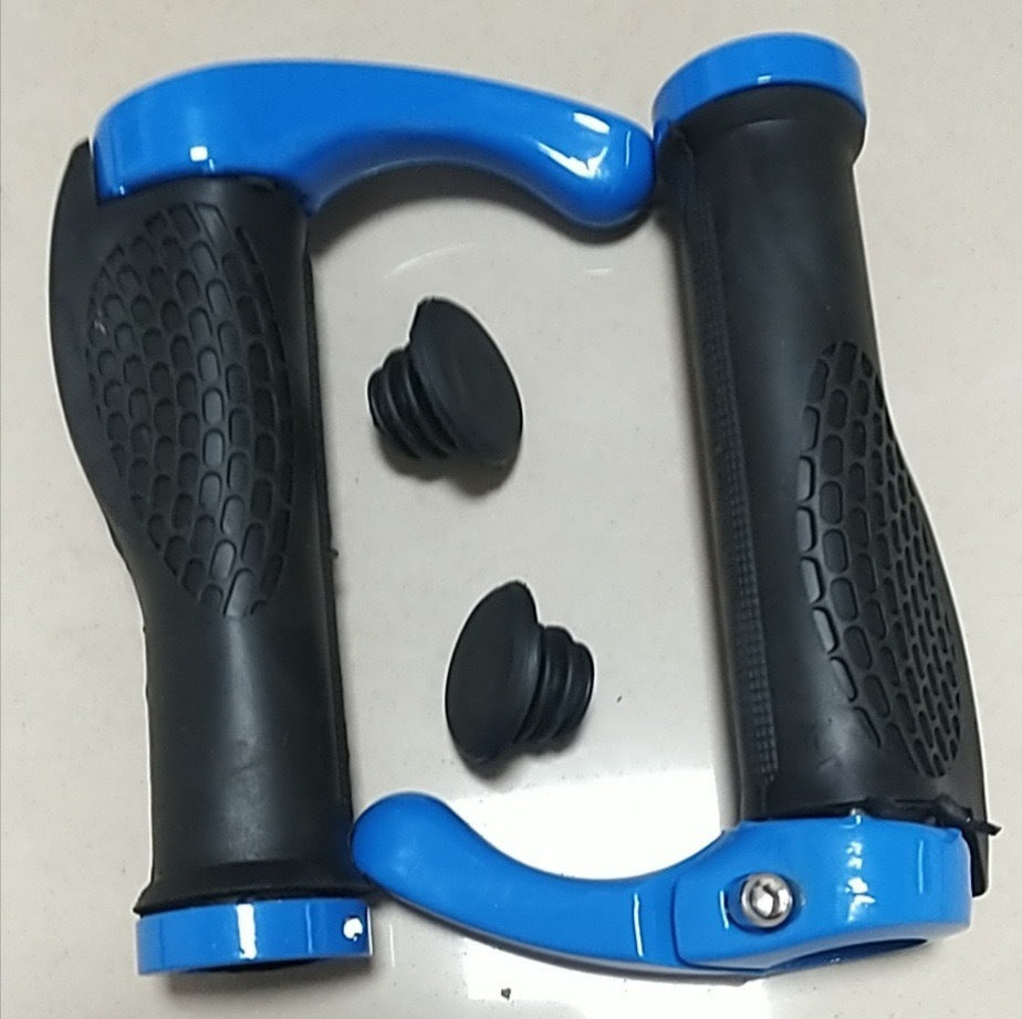 Anti-Slip Mountain Bike Handlebar Grips with Aluminum Alloy Locks