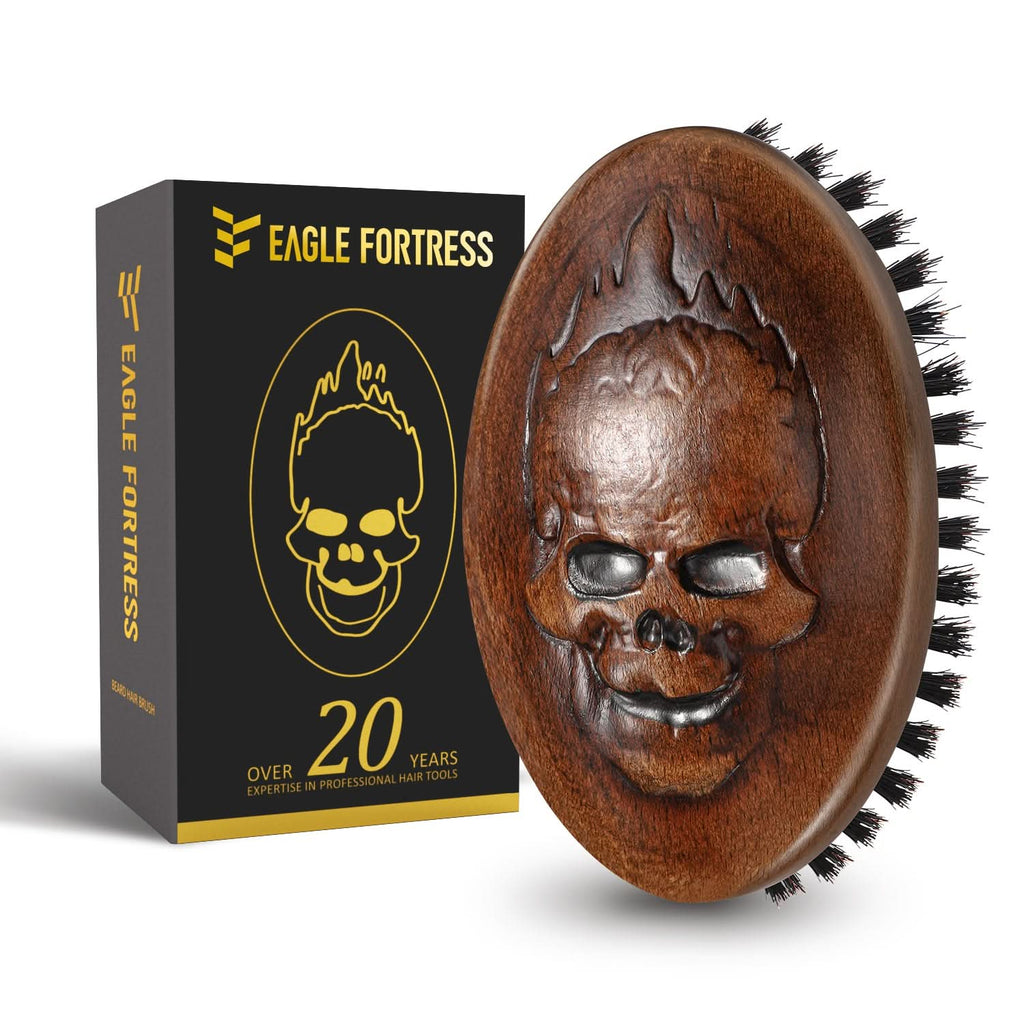 Eagle Fortress Inferno Styler Portable Military Brush for hair and beard grooming