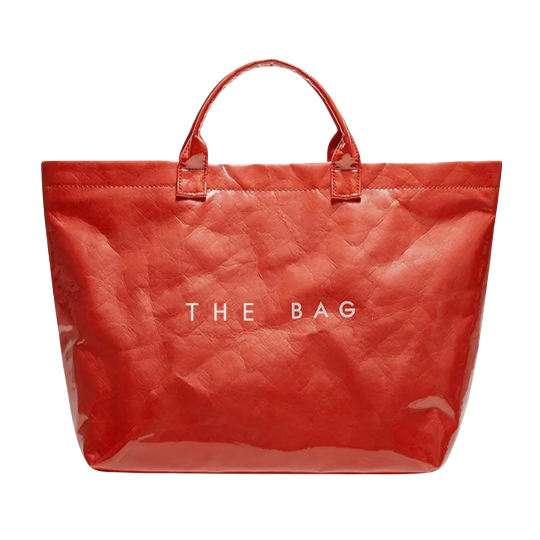 The Bag Waterproof Tote in Red