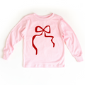 Red Coquette Bow