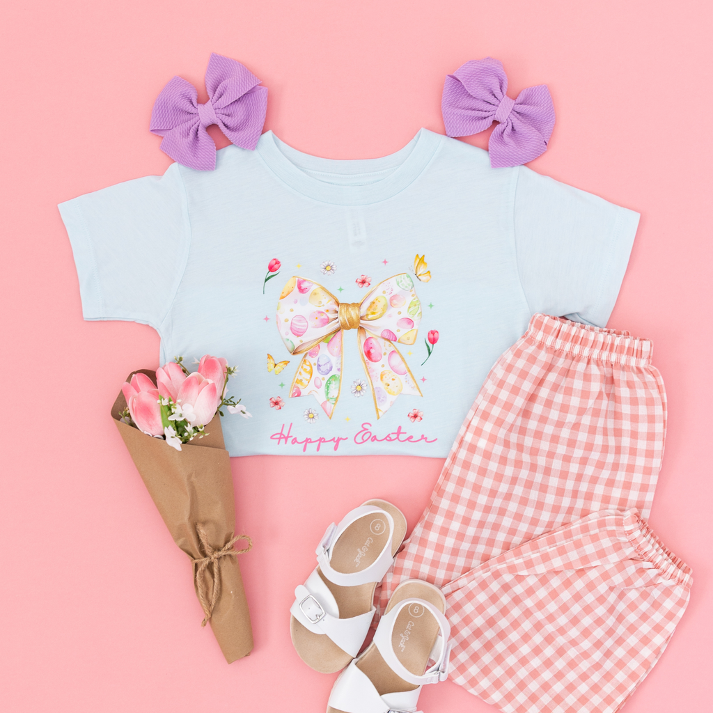Happy Easter Coquette Bow