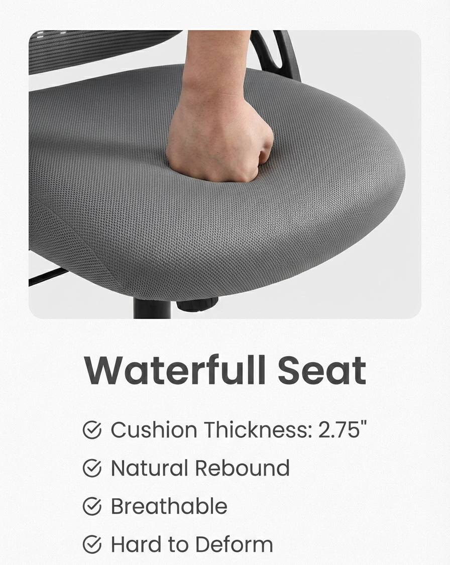 Ergonomic High-Back Mesh Office Chair with Lumbar Support