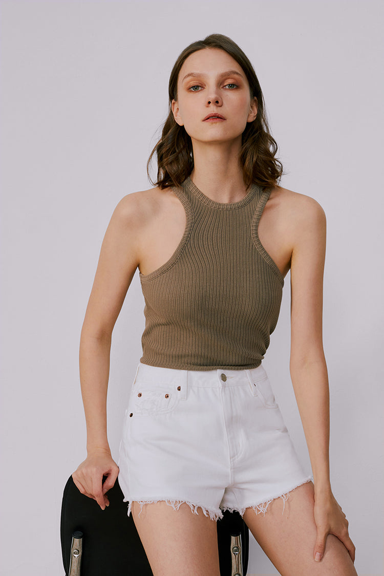 Vintage Cut Off Shorts in Love Me Now, High-Rise Denim