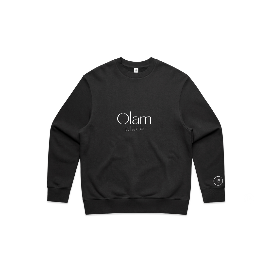 Faded Black Unisex Crew Neck