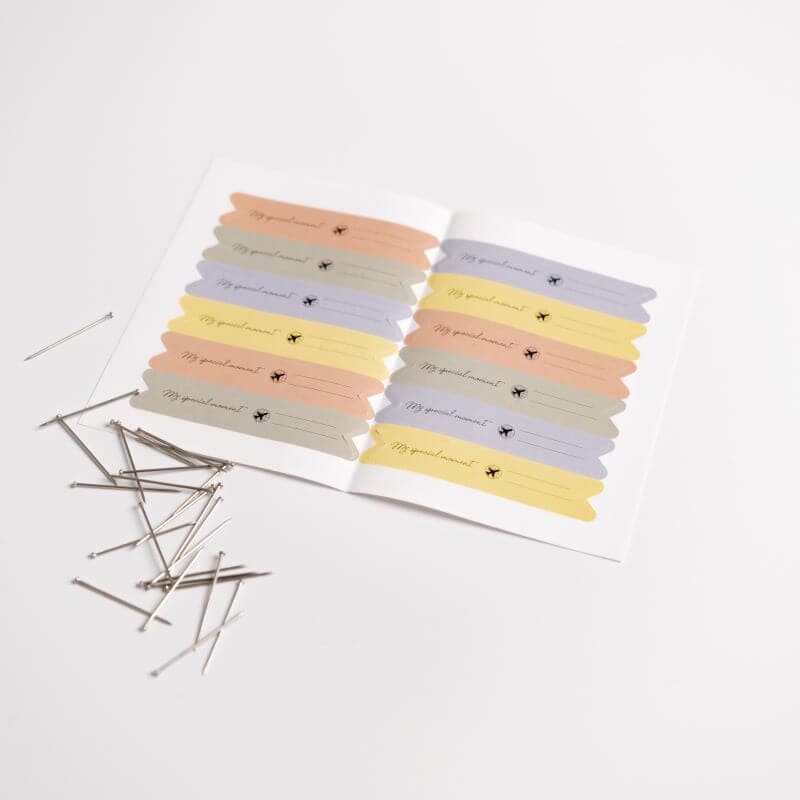 Sticker Flags for World Maps – Minimalist Travel Keepsakes