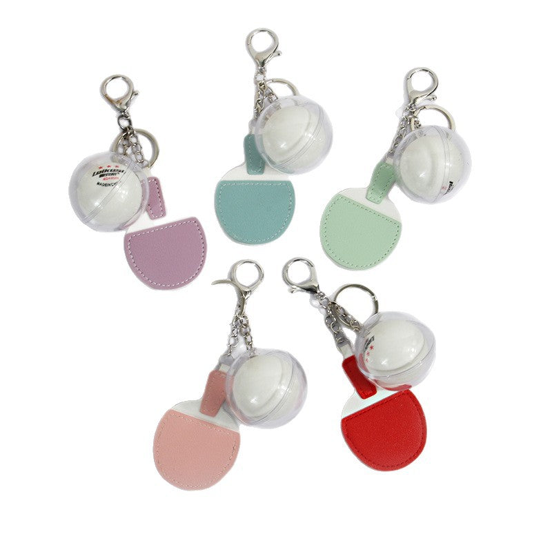 Sports Table Tennis Racket Bag Pendant