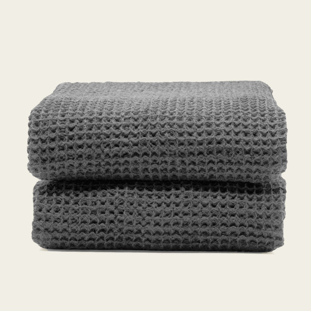 Sedona White Cotton Waffle Weave Bath Towel - Image 35