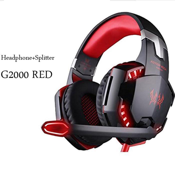 G2000 Gaming Headset with Subwoofer and Precision Microphone