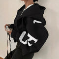 Women’s Printed Zip-Up Sweatshirt Long Sleeve Casual Jacket