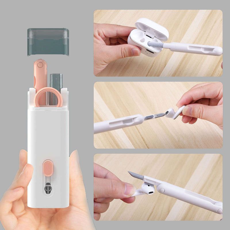 7-in-1 Electronics Cleaning Kit for Keyboards, Laptops & Earbuds
