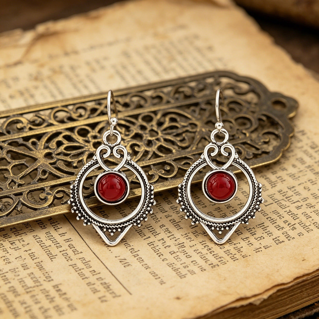 Vintage Moonstone Earrings For Women
