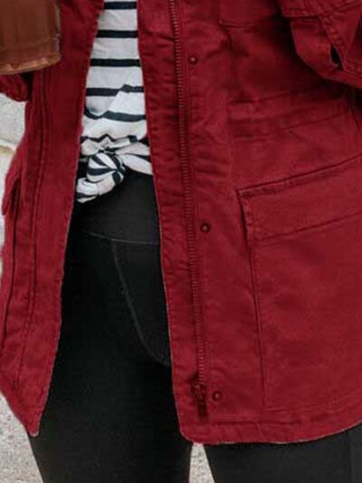 Women's Utility Zip-Up Jacket Lightweight Cotton Everyday Outerwear