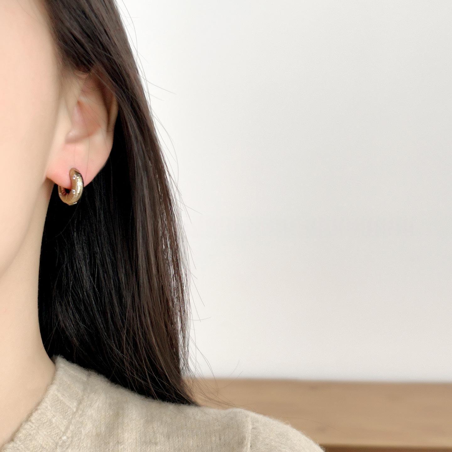 Circle Line Ear Clips Earrings For Women