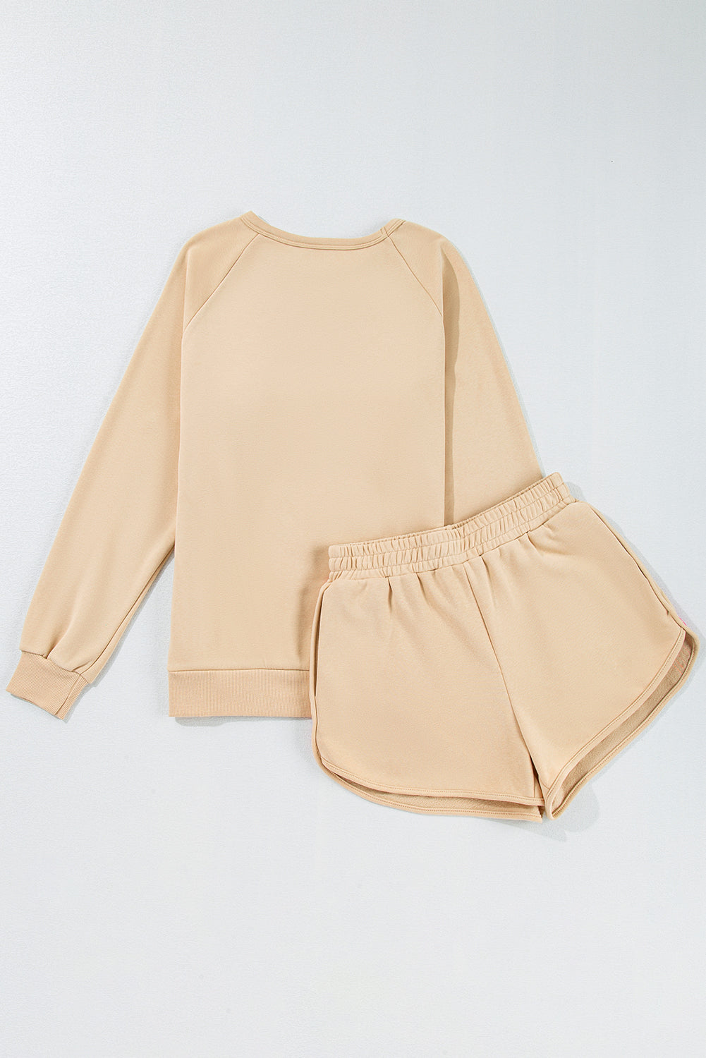 Colorblock Stripe Pullover and Shorts Set