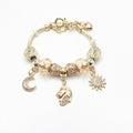 Golden Twelve Zodiac Sign Bracelet