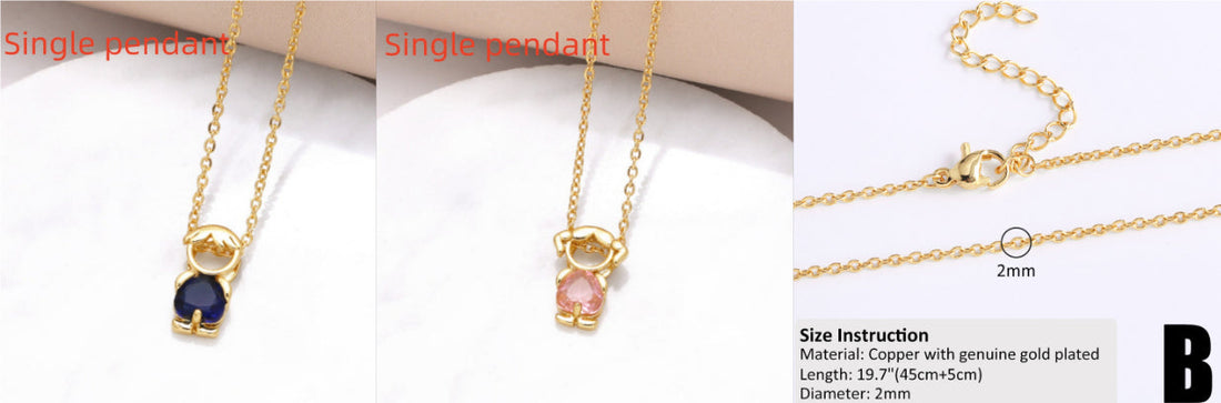 18k Gold Plated Minimalist Hip-Hop Chain Necklace for DIY Styling