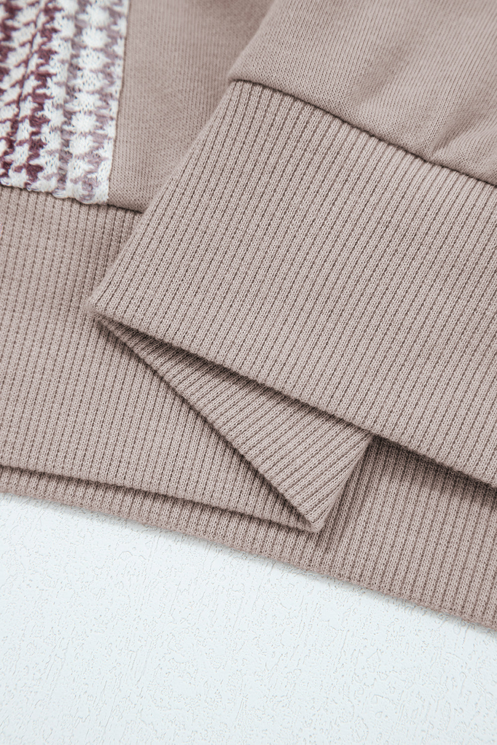 Colorblock Patchwork Long Sleeve Hoodie
