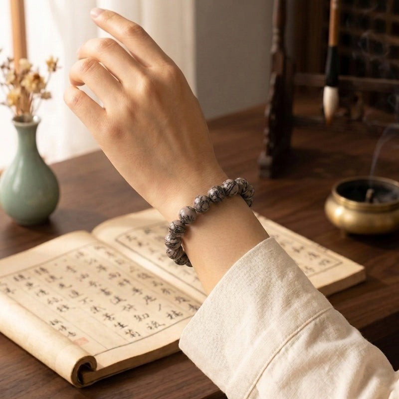 Versatile And Minimalist Chinese Herbal Bracelet