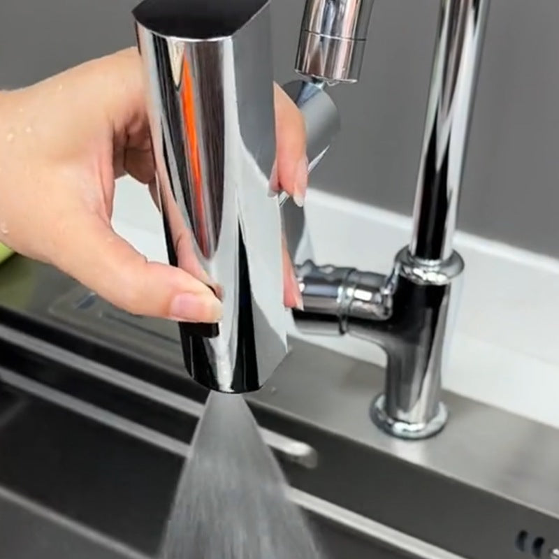 Modern 3-in-1 Waterfall Kitchen Faucet Attachment with Swivel Head