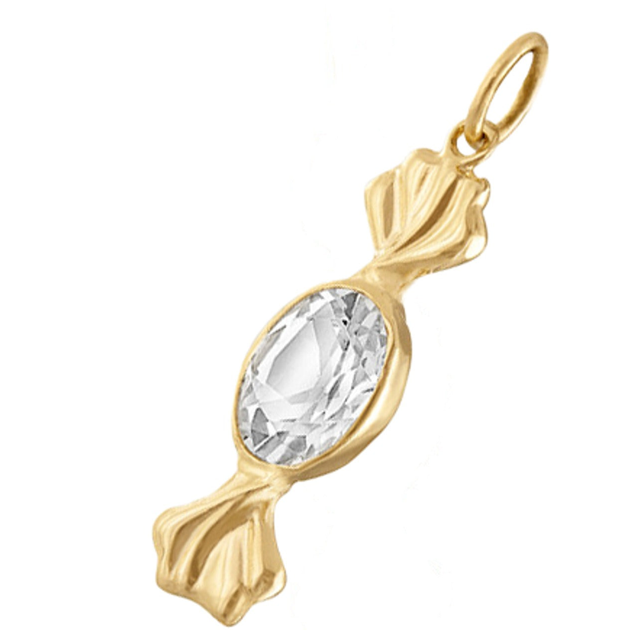 18K Gold Vacuum Plated Small Pendant Necklace