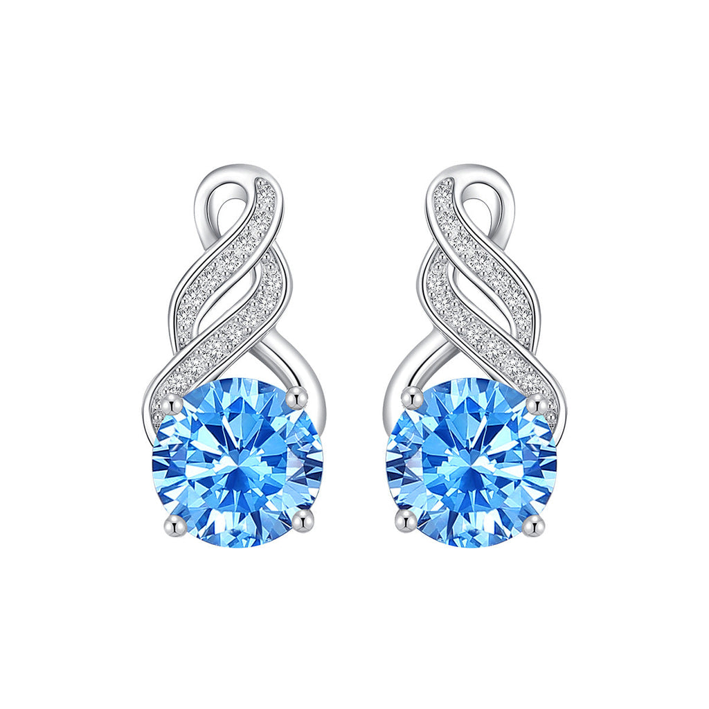 Cross Moissanite Earrings For Women