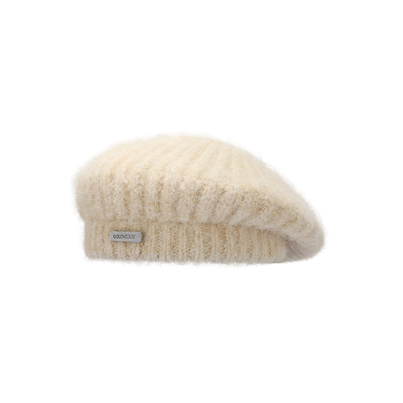 Women's Cozy Wool Knit Beanie – Soft Winter Hat