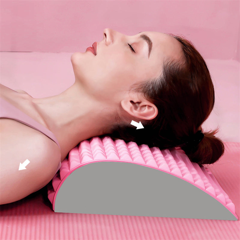 Back Stretcher & Lumbar Support Pillow for Sciatica Pain Relief