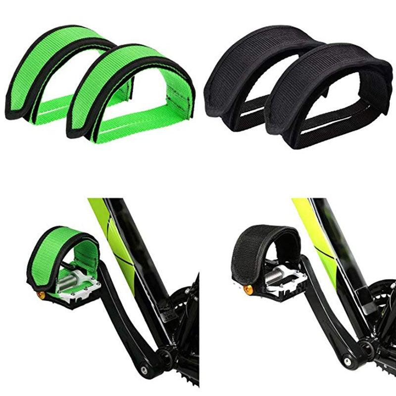 Universal Bicycle Pedal Straps, Adjustable Anti-Slip Toe Clips