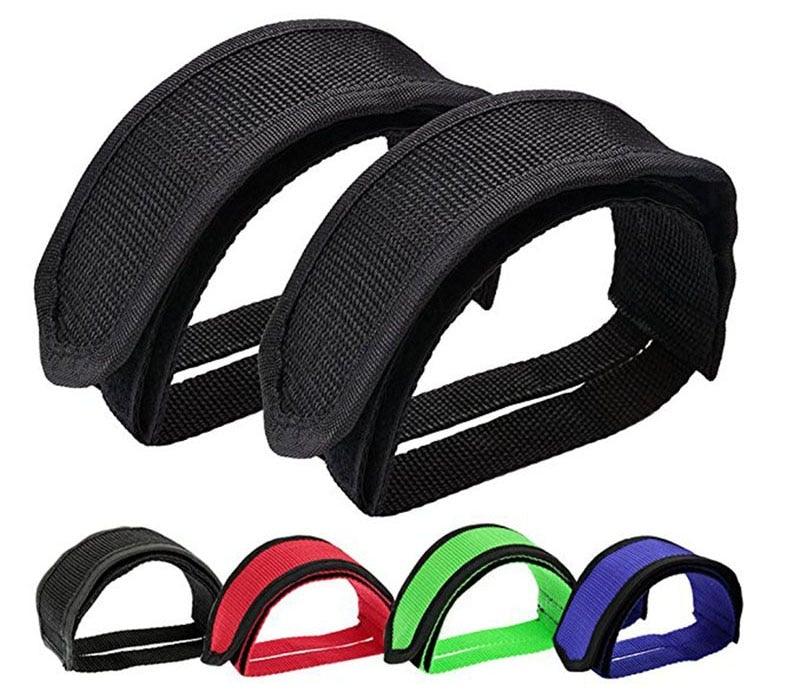 Universal Bicycle Pedal Straps, Adjustable Anti-Slip Toe Clips