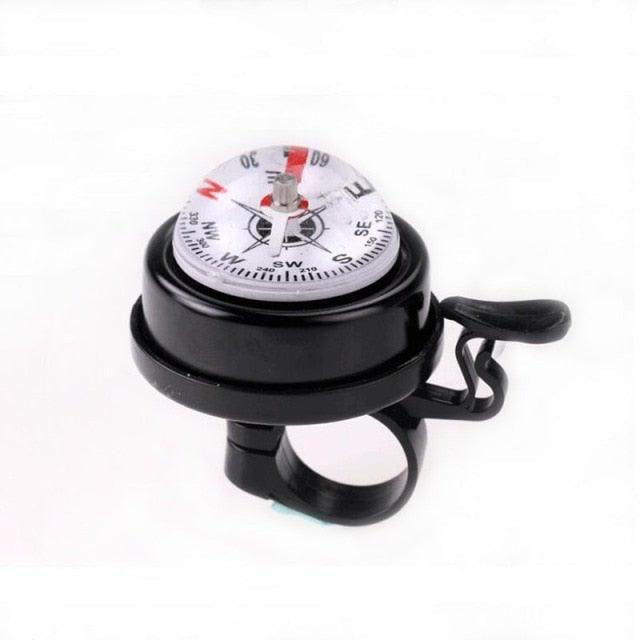Aluminum Bicycle Handlebar Bell with Integrated Compass