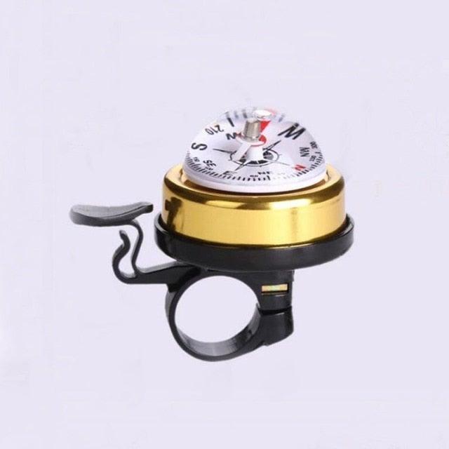 Aluminum Bicycle Handlebar Bell with Integrated Compass