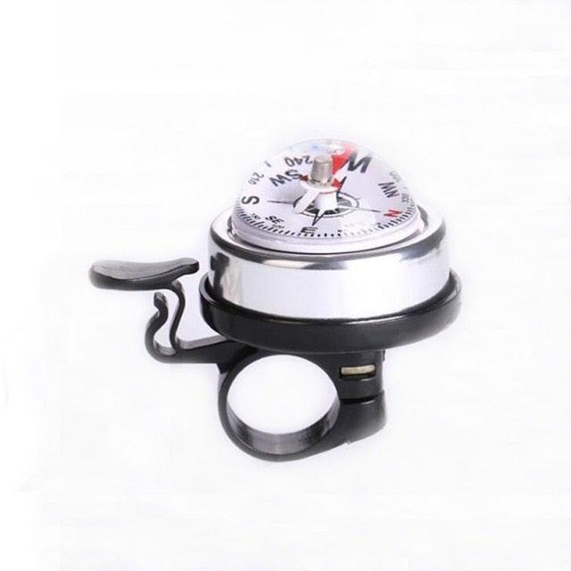 Aluminum Bicycle Handlebar Bell with Integrated Compass