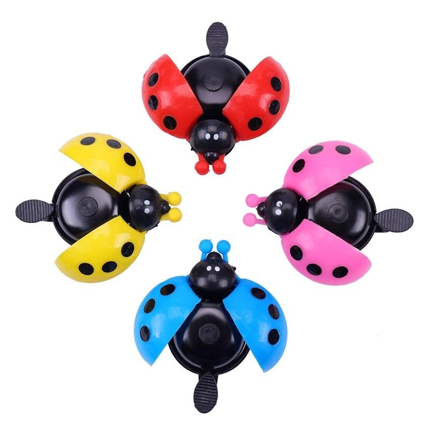 Cute Beetle Ladybug Bicycle Bell for Kids - Fun Cycling Horn