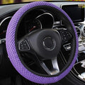 Universal Ice Silk Steering Wheel Cover Breathable Non-Slip Grip