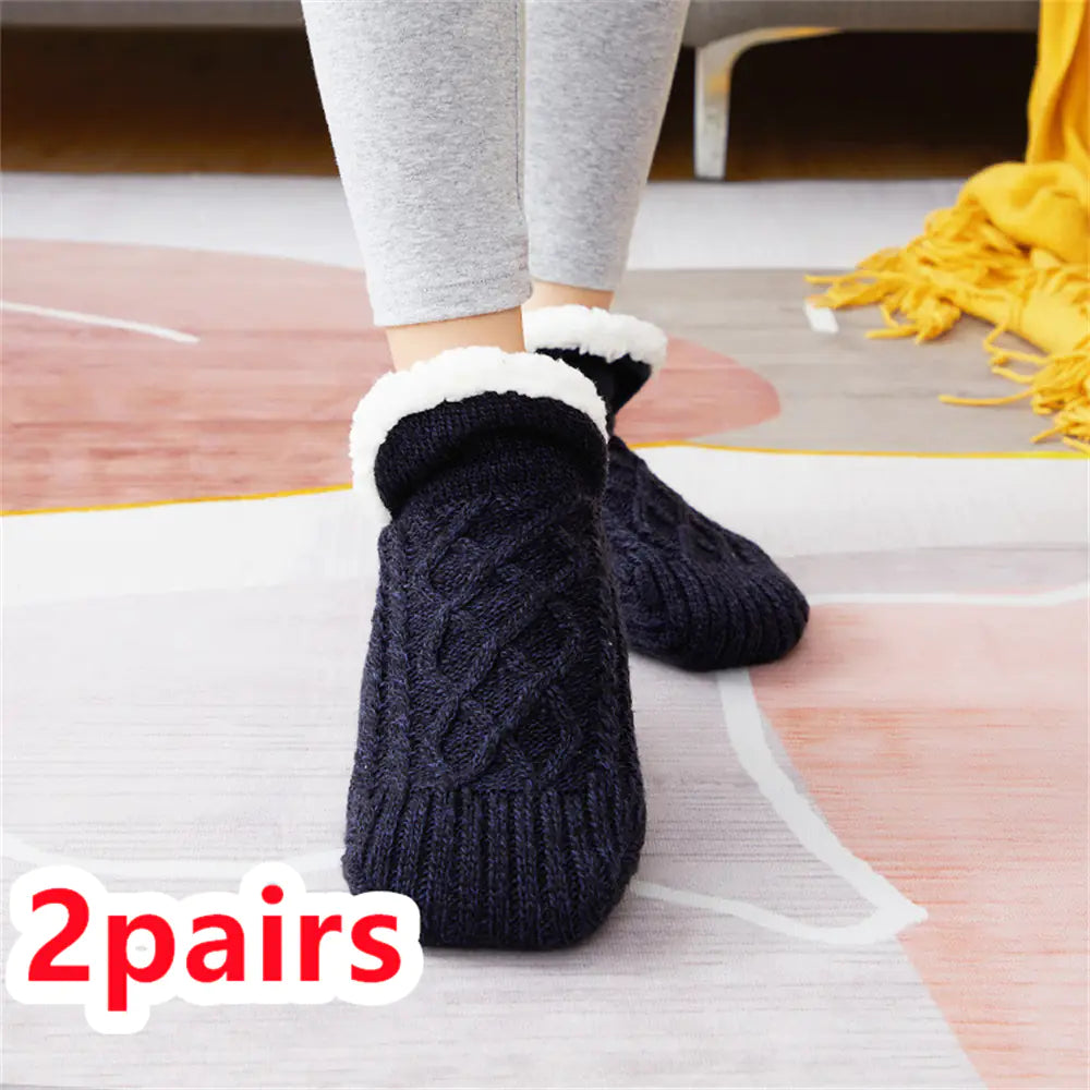 Winter Woolen Socks for Men and Women - Non-slip Warmth