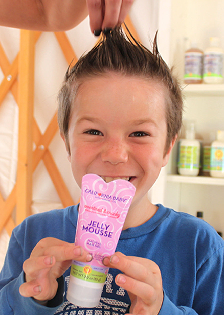 Vegan Hair Gel for Unruly Hairs in Light Scent