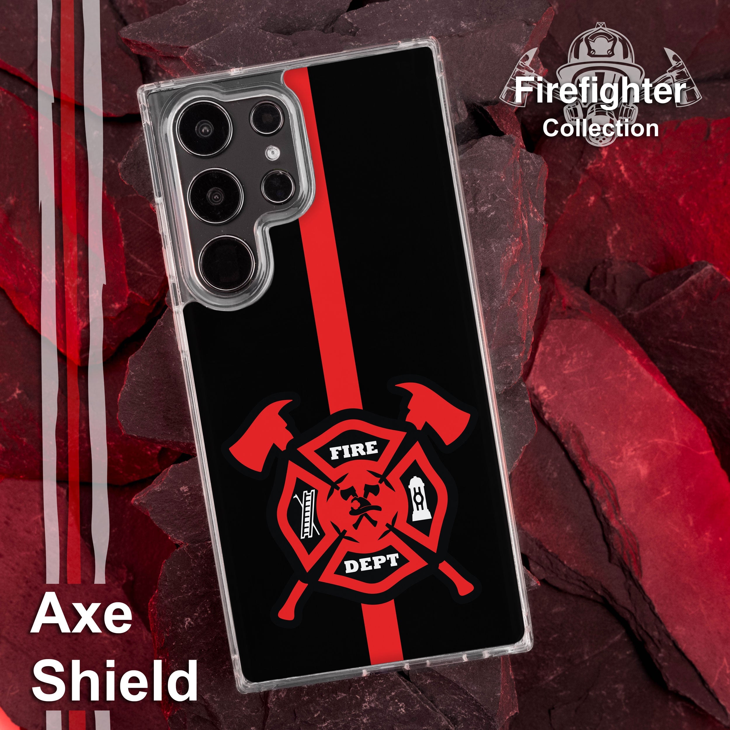 Firefighter HD Samsung Galaxy S22 Phone Case