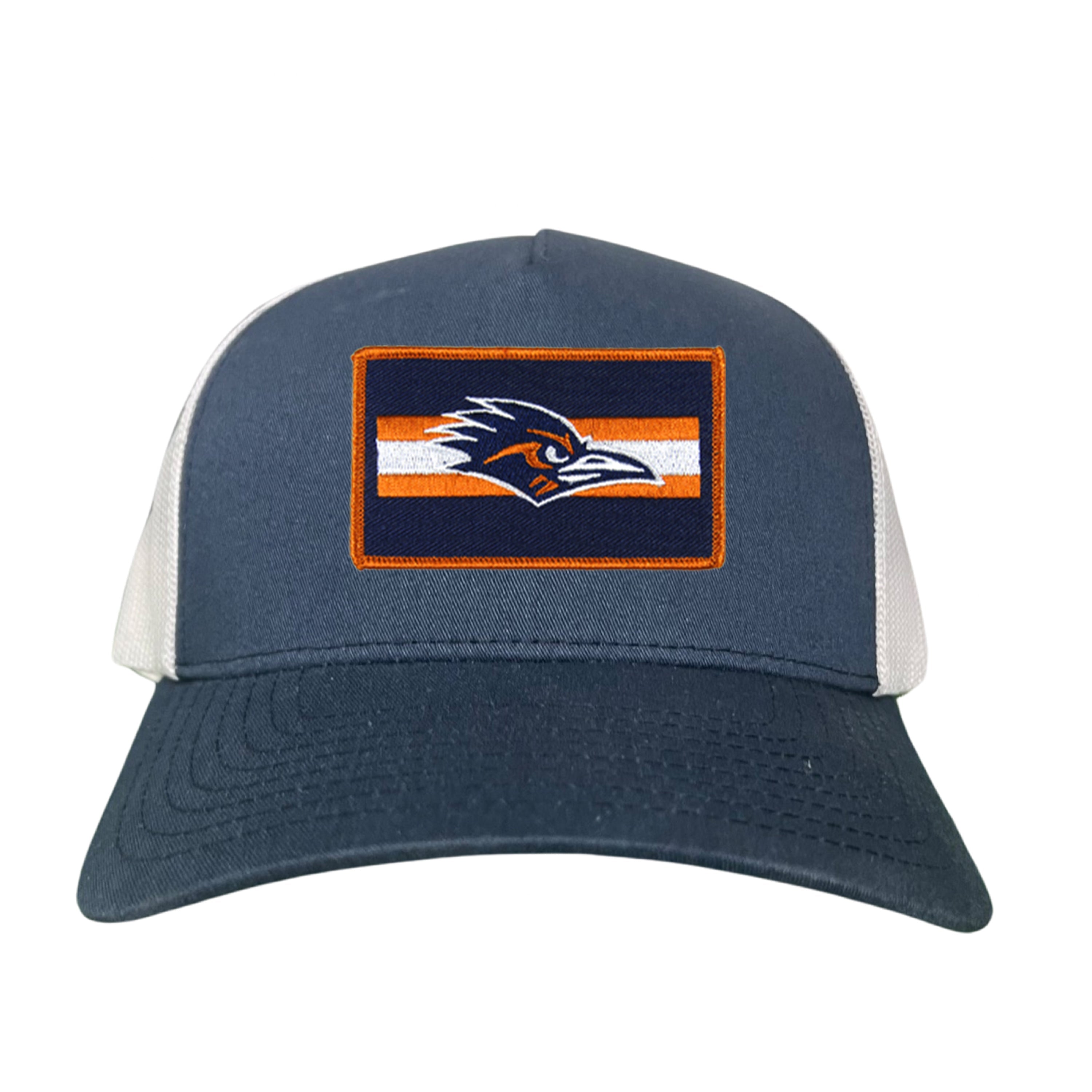 UTSA Roadrunner Rectangle Stripe Patch Hat - Blue and Orange