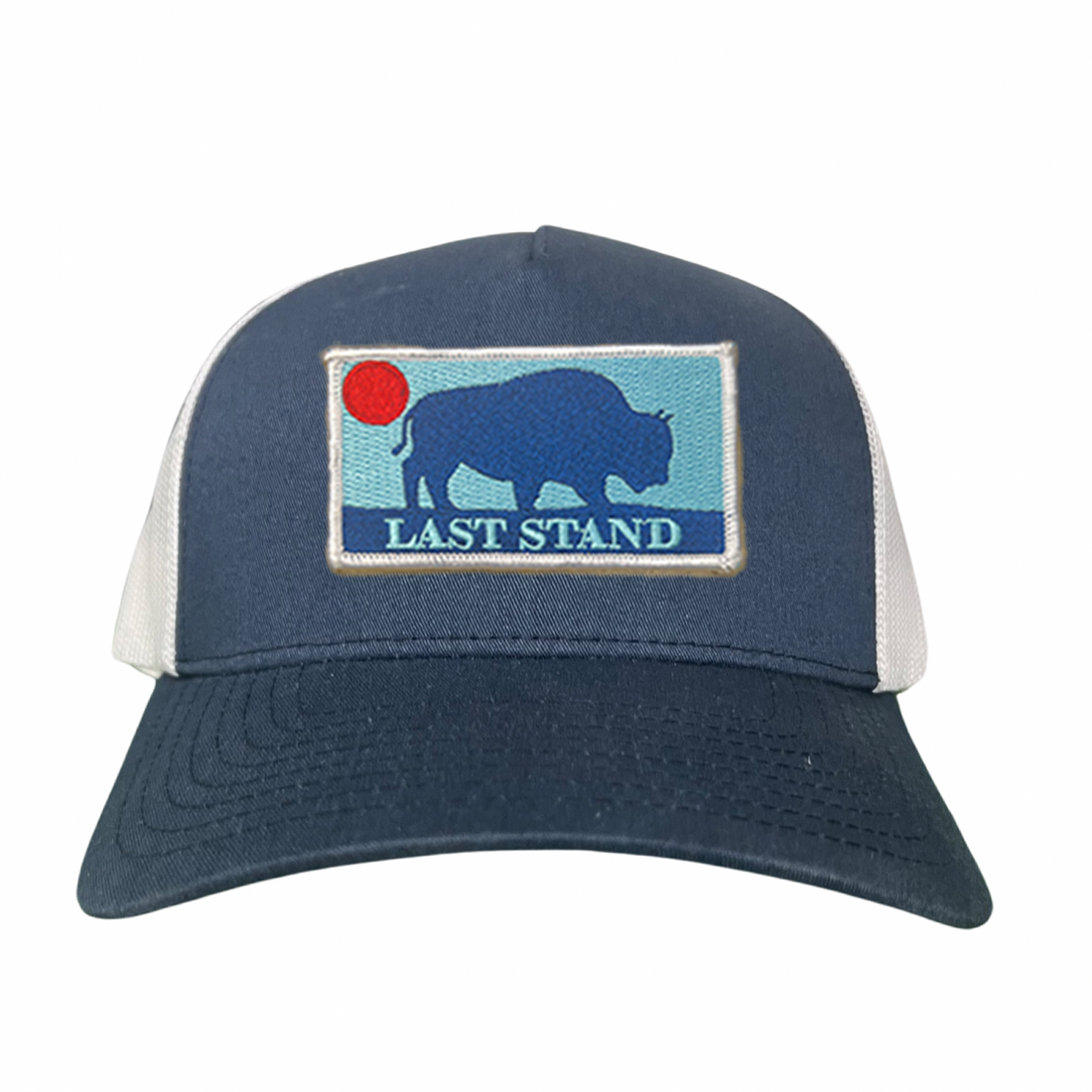 Bison Sunset Baseball Cap - Mountain Outdoors Snapback Hat