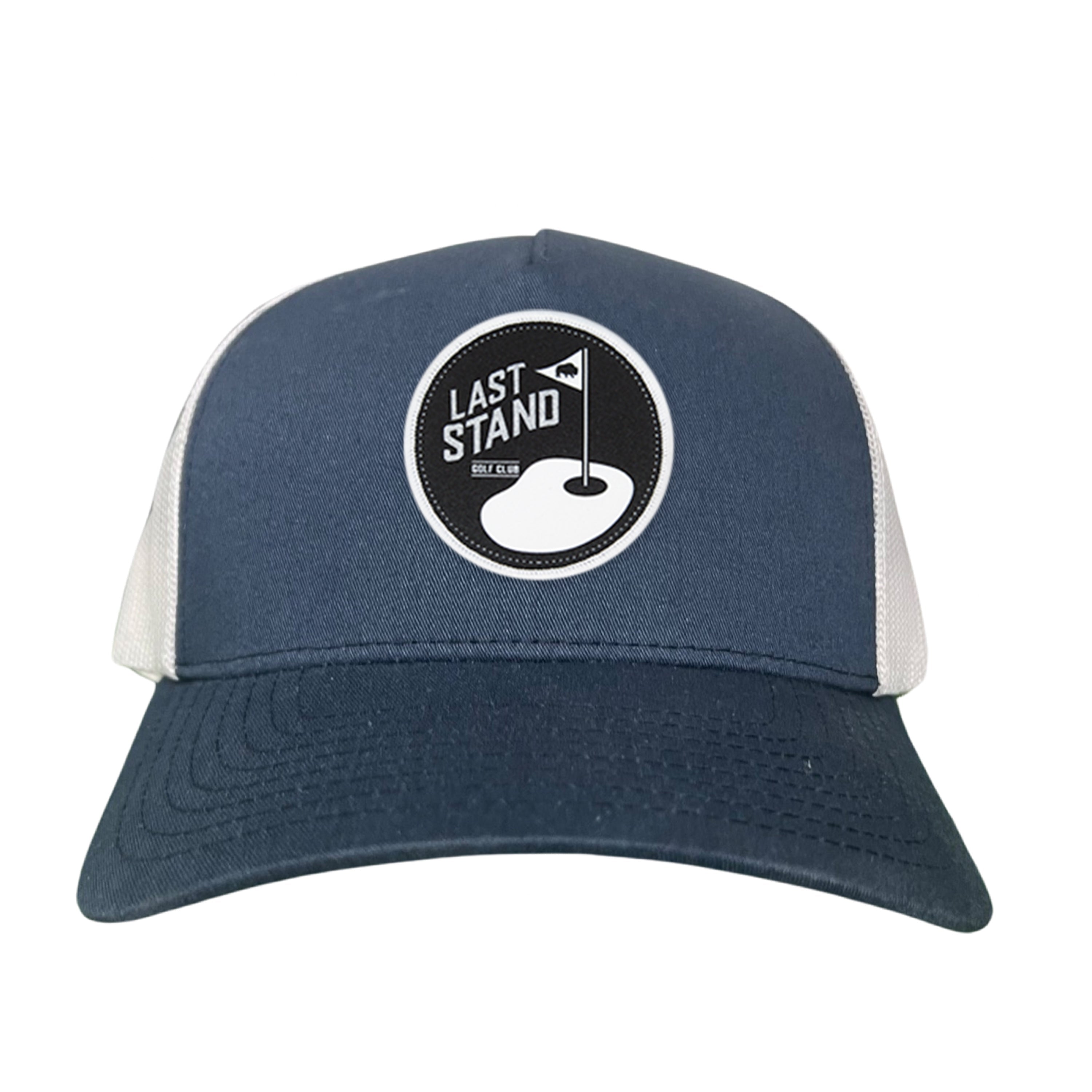 Golf Club Snapback Hat with Breathable Mesh Back and Curved Bill