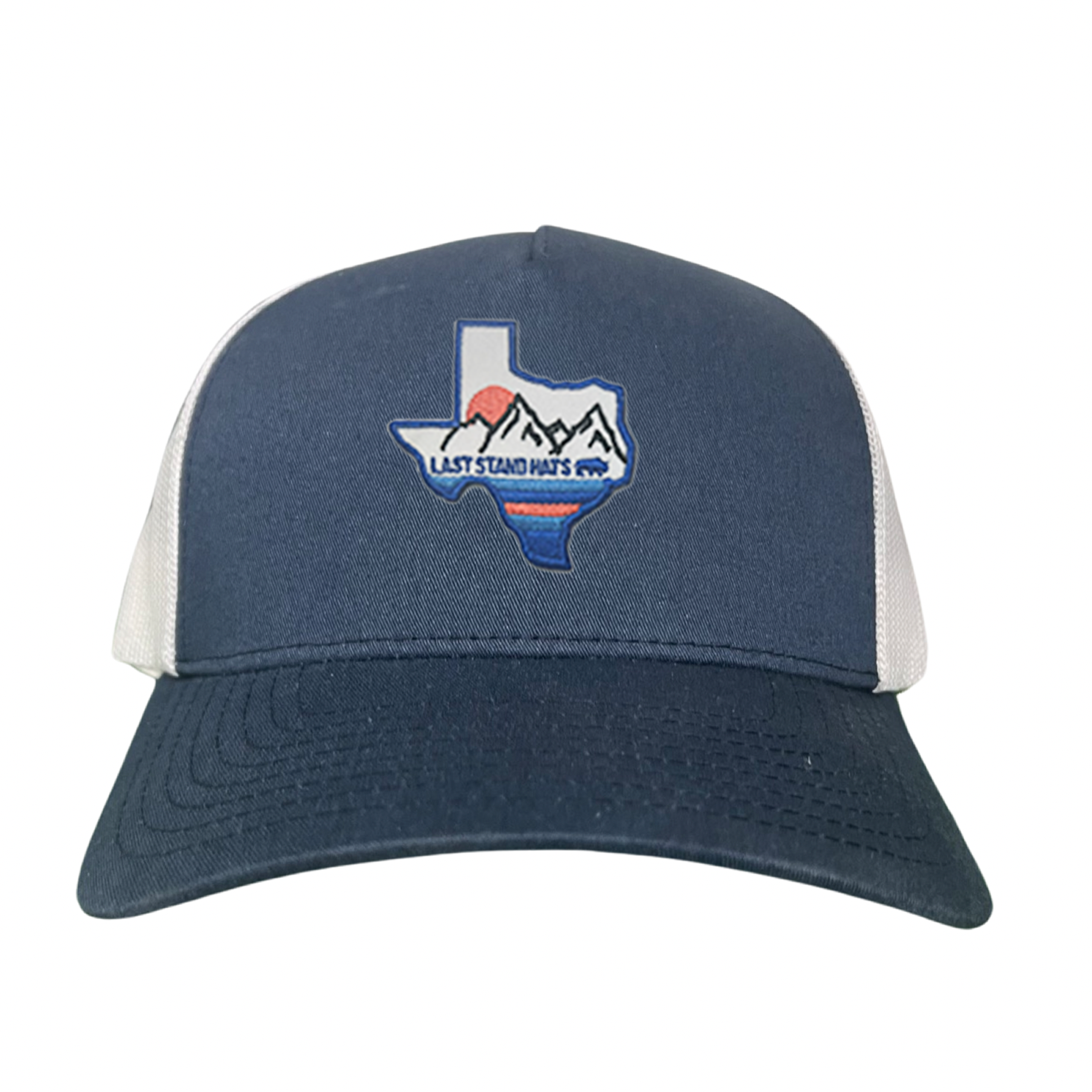 Texas Mountains Blue Graphic Hat - Classic Casual Cap