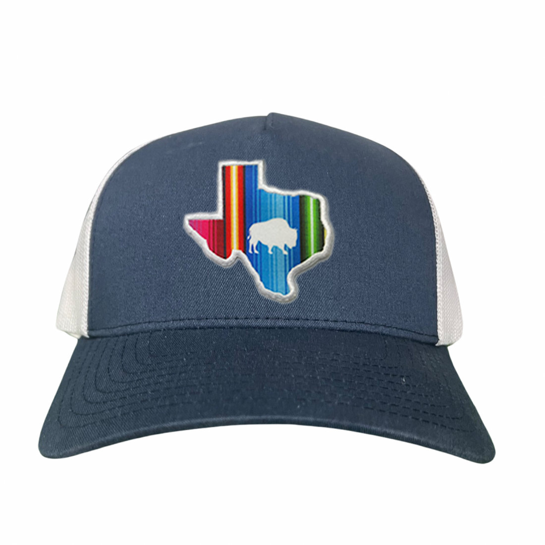 State of Texas Serape Baseball Cap with Adjustable Snapback Closure