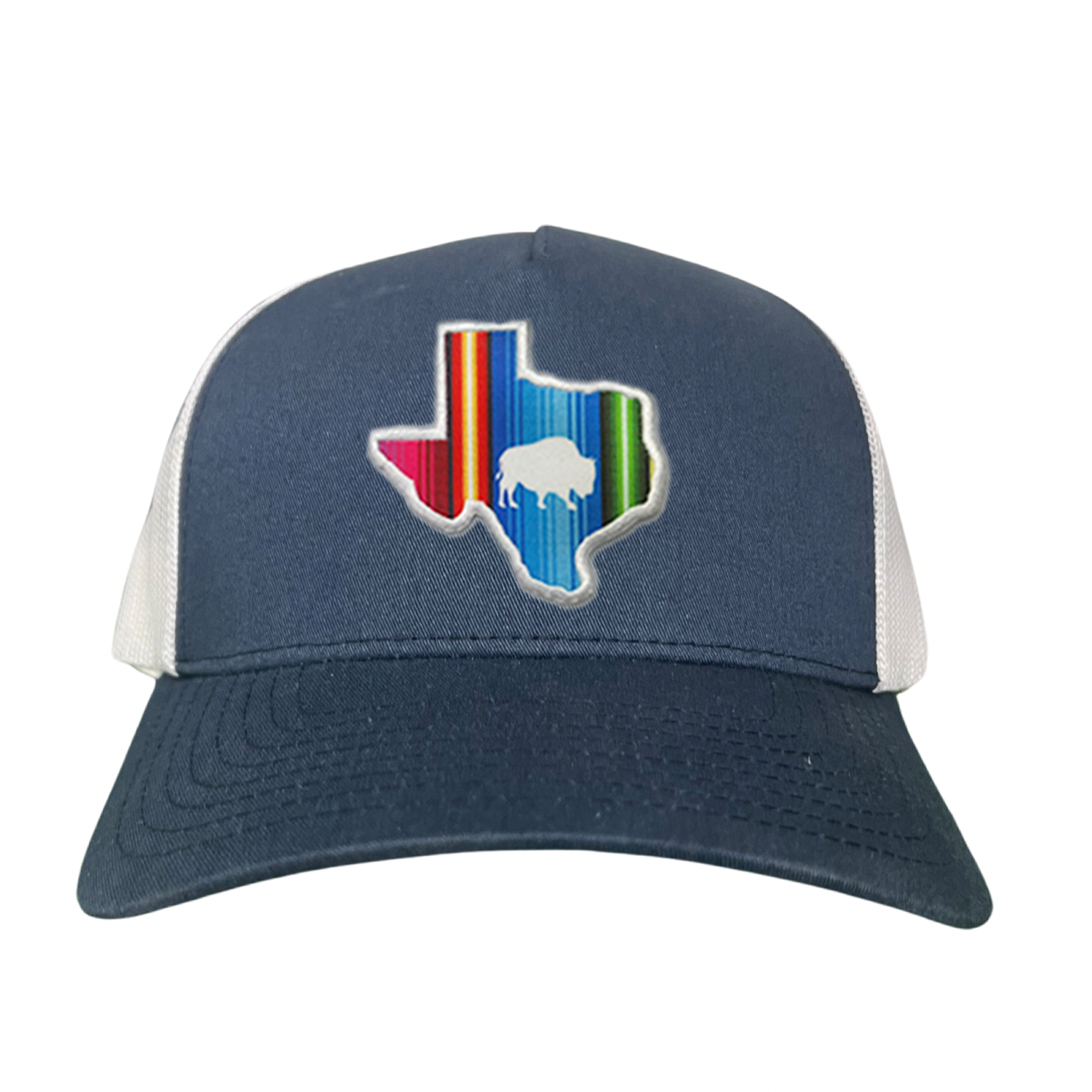 State of Texas Serape Baseball Cap with Adjustable Snapback Closure