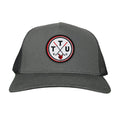 Texas Tech Golf Circle Patch hat featuring the TTU hand logo in a snapback style.